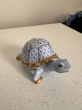 Herend Handpainted porcelain turtle